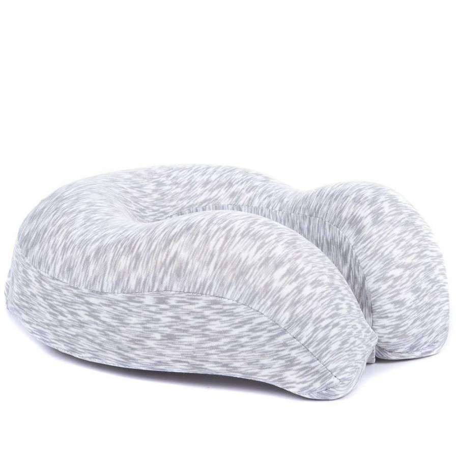 Accessories * | Pavers Accessories Memory Foam Travel Pillow Topr29001 / 314 284 Light Grey