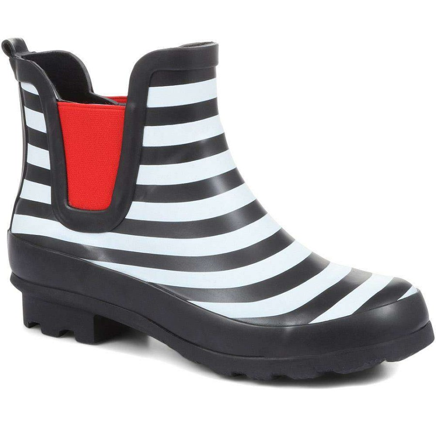 Women'S * | Pavers Stripy Ankle Wellies Jde29002 / 316 086