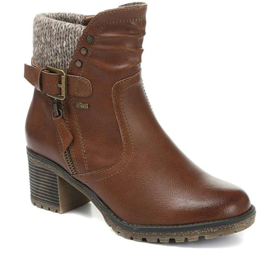 Women'S * | Relife By Pavers Casual Heeled Ankle Boot Centr30045 / 315 963