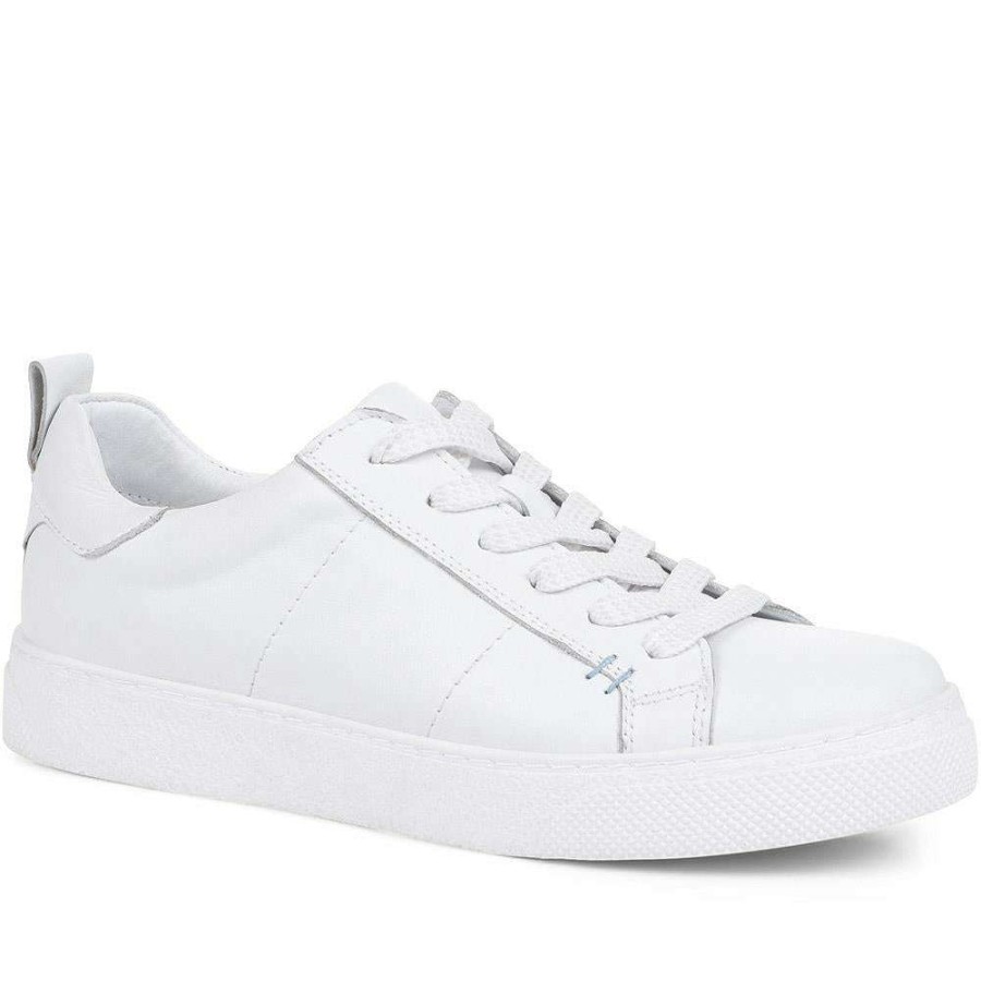 Women'S * | Bellissimo Chunky Leather Trainers Beluluta35007 / 321 763 Sneakers White