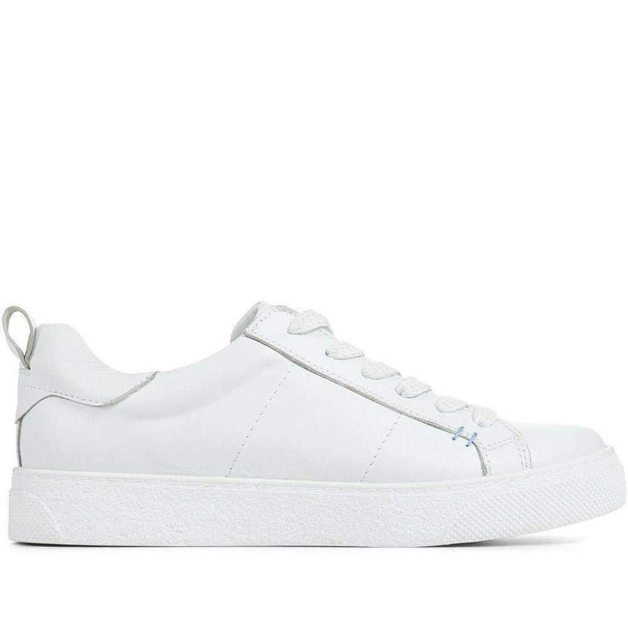 Women'S * | Bellissimo Chunky Leather Trainers Beluluta35007 / 321 763 Sneakers White