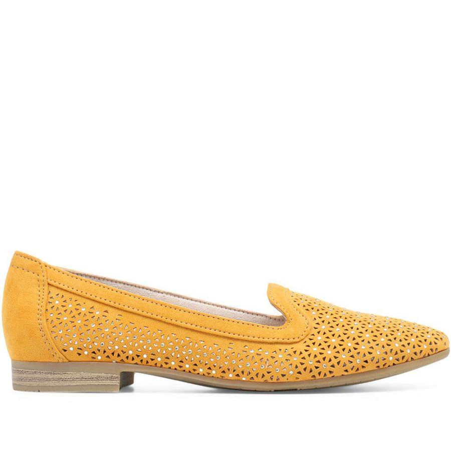 Women'S * | Pavers Slip-On Embellished Loafer Jansp29018 / 314 141 Shoes Saffron