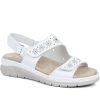 Women'S * | Fly Flot Adjustable Flat Leather Sandals Cal33003 / 319 505