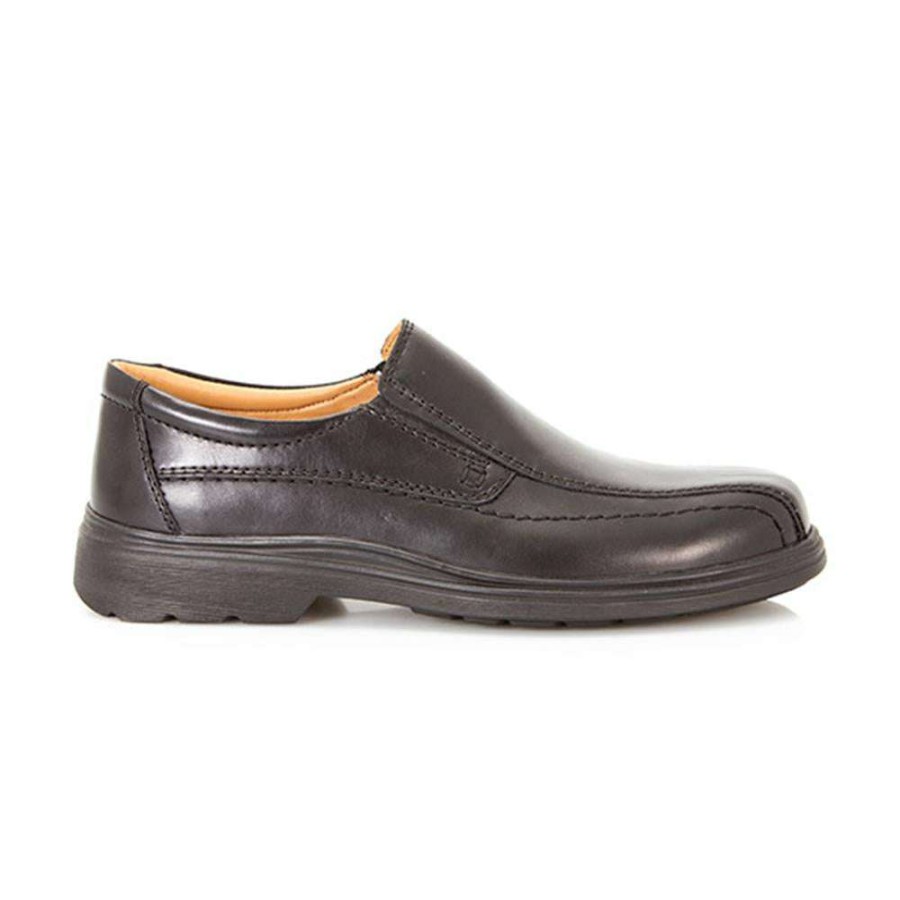 Men'S * | Pavers Extra Wide Fit Slip-On Shoes Park26000 / 310 777 Black