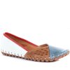 Women'S * | Pavers Ladies Flat Leather Slip On Shoes Kary2308 / 308 113 / 308 113