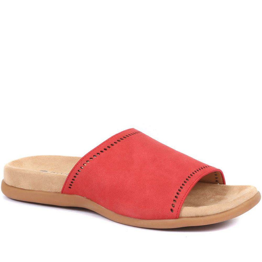 Women'S * | Pavers Ladies Mule Sandals Baizh31073 / 318 547 Red