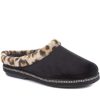 Women'S * | Pavers Faux Fur Trimmed Mule Slippers Relax34011 / 320 661