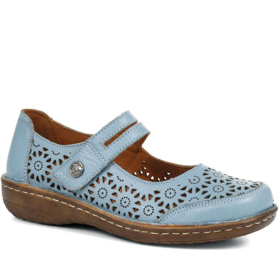 Women'S * | Pavers Wide Fit Leather Mary Jane Shoes Drtma35003 / 322 098