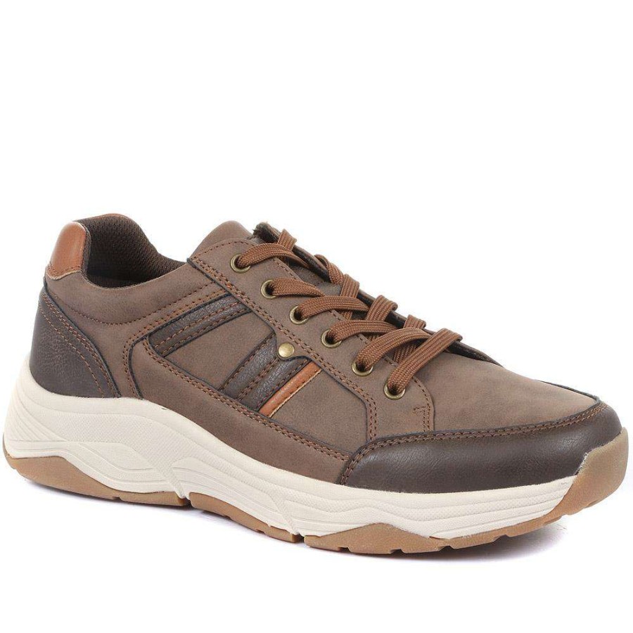 Women'S * | Pavers Wide Fit Lace-Up Trainer Shoe Sunt34007 / 320 327