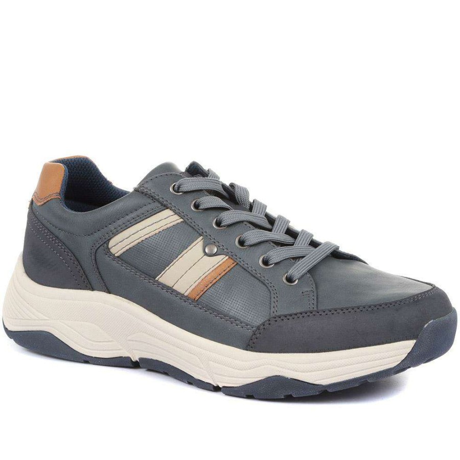 Women'S * | Pavers Wide Fit Lace-Up Trainer Shoe Sunt34007 / 320 327