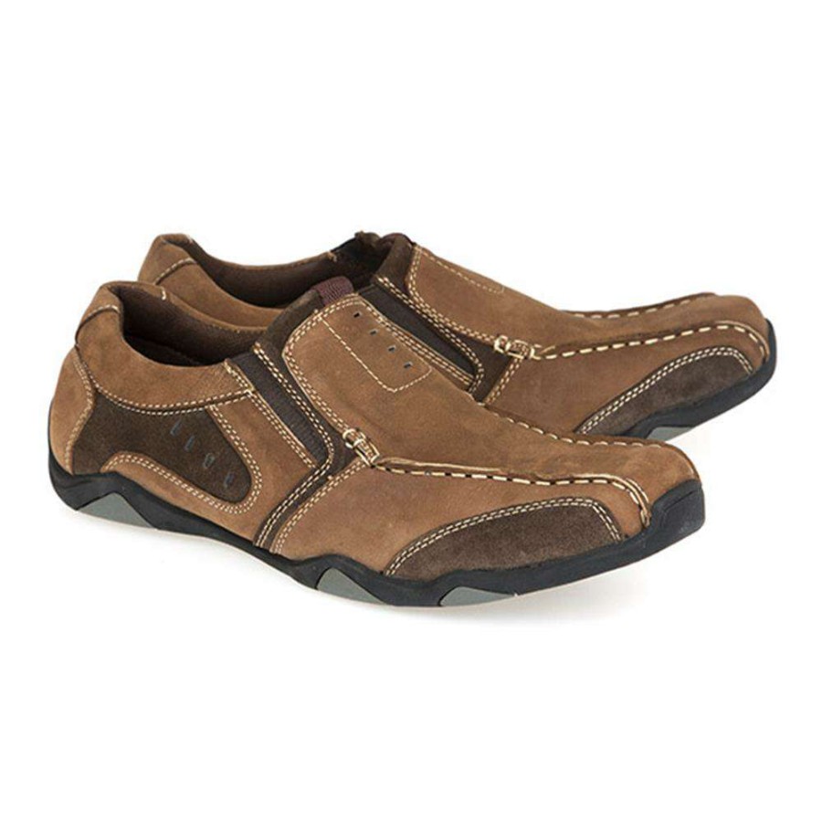 Men'S * | Pavers Men'S Leather Slip On Shoe Shi2303 / 307 381 / 307 381 Shoes Brown