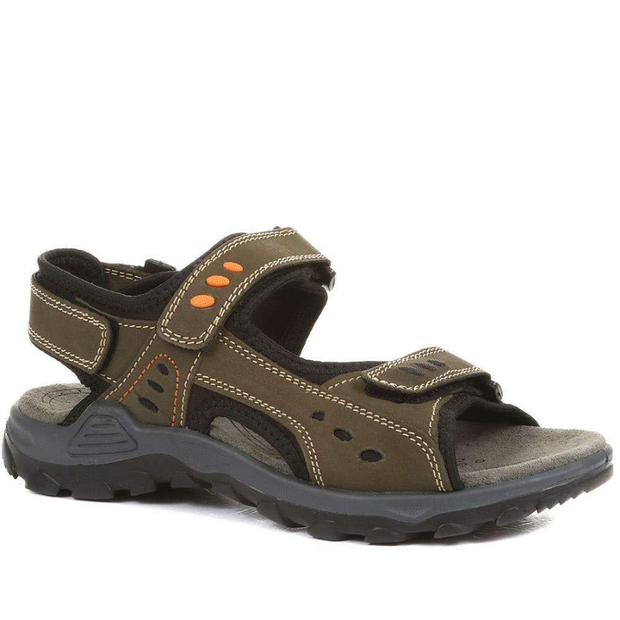 Men'S * | Pavers Men'S Leather Walking Sandals Ddin35009 / 321 539