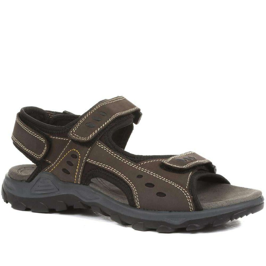 Men'S * | Pavers Men'S Leather Walking Sandals Ddin35009 / 321 539