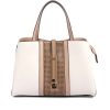 Accessories * | Bellissimo Ladies Panelled Handbag Belhetia33007 / 320 071 Cream