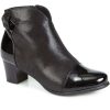 Women'S * | Pavers Wider Fitting Ankle Boot Wlig26000 / 310 506 Wide Fit Black-Black Patent