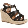 Women'S * | Bellissimo Espadrille Wedge Sandals Beltre35001 / 321 890 Black