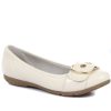 Women'S * | Pavers Ladies Ballerina Flats Plan33001 / 319 708 Off White Patent