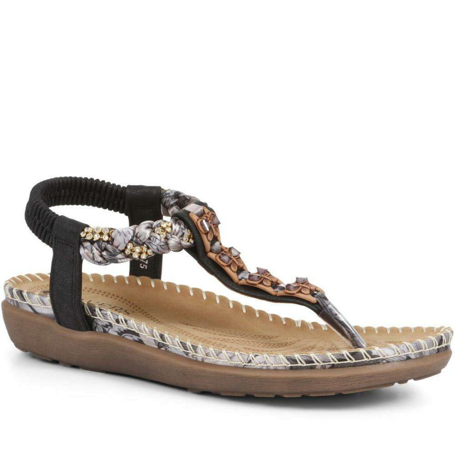 Women'S * | Pavers Embellished Toe Post Sandals Baizh35075 / 321 464