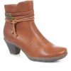 Women'S * | Pavers Block Heeled Faux Leather Ankle Boots Wbins34057 / 320 456 / 320 456