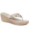 Women'S * | Pavers Wedge Toe Post Sandals Inb33031 / 320 064