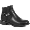 Women'S * | Bellissimo Ankle Boots With Metallic Buckle Belwoil32017 / 319 008 Black