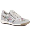 Women'S * | Pavers Floral Print Ladies Sneakers Wbins33009 / 319 651 / 319 651 Grey