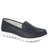 Women'S * | Pavers Casual Leather Loafers Brk33021 / 319 643 Navy