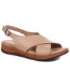 Women'S * | Pavers Ladies Leather Cross Strap Sandals Mkoc33003 / 320 061 / 320 061