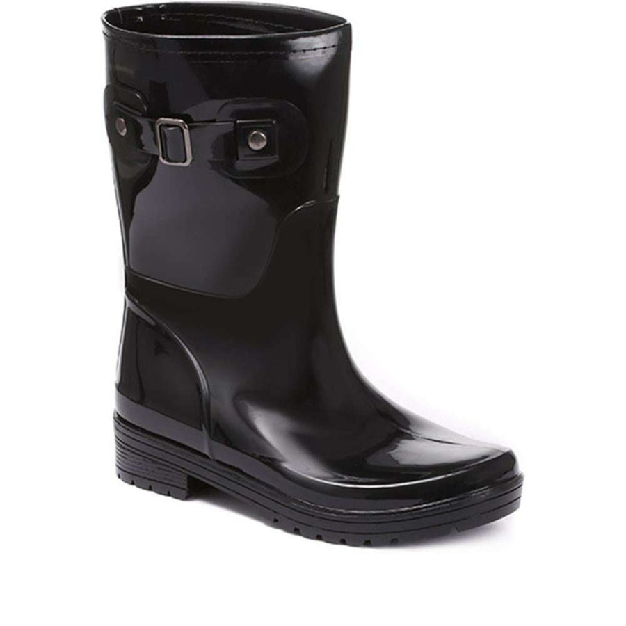 Women'S * | Pavers Casual Patent Wellington Boots Fei30000 / 316 226