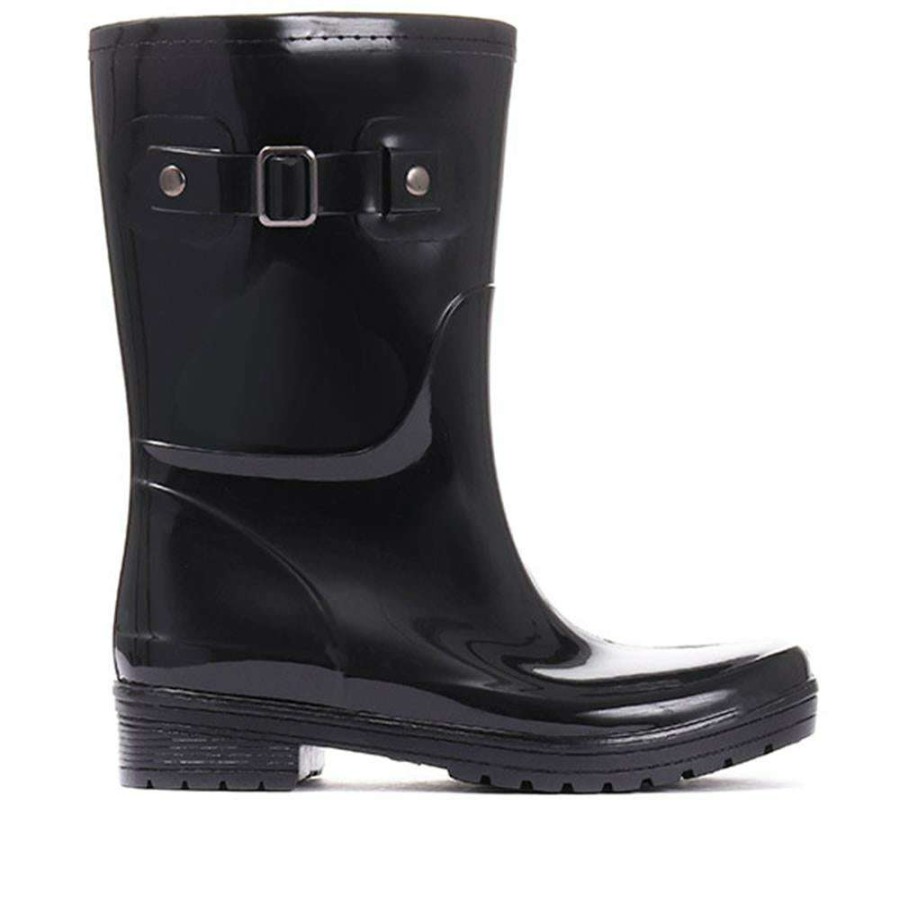 Women'S * | Pavers Casual Patent Wellington Boots Fei30000 / 316 226