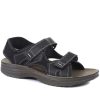 Men'S * | Pavers Anatomic Touch Fastening Sandals Inb33041 / 321 039 Black