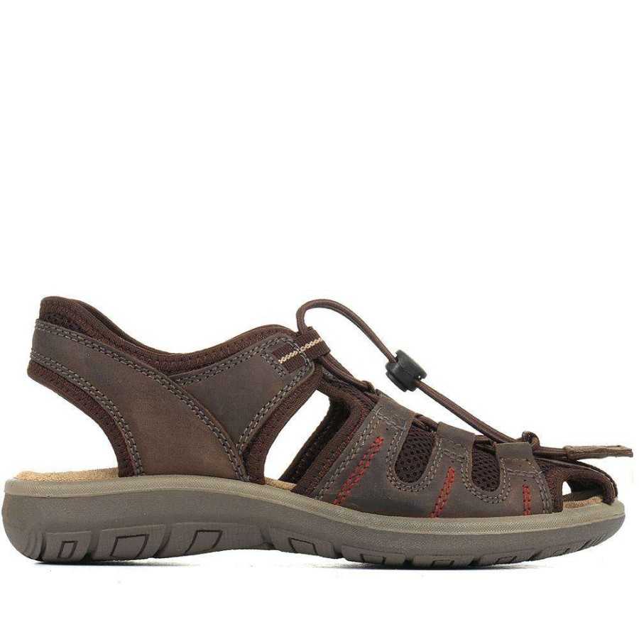 Men'S * | Pavers Flexible Slip-On Sandals Ddin35001 / 321 528 Brown