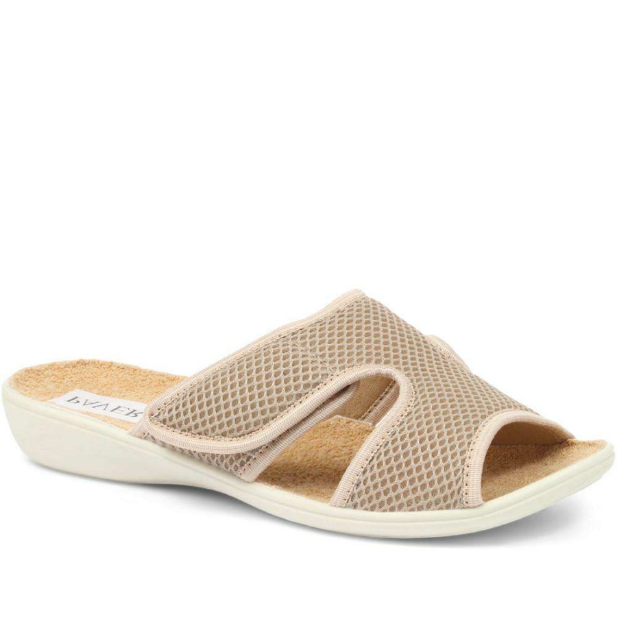 Women'S * | Pavers Wide Fit Touch-Fastening Slipper Mules Ada31003 / 317 967