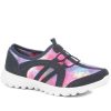 Women'S * | Pavers Wide Fit Lightweight Slip-On Trainers Brk29010 / 314 777 Navy Rainbow