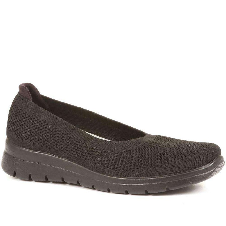 Women'S * | Fly Flot Comfort Slip-On Pumps Fly35103 / 321 663 Black