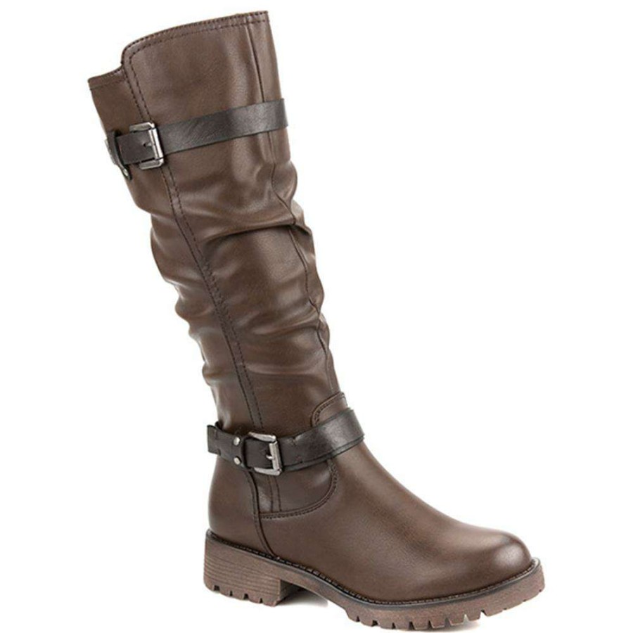 Women'S * | Pavers Boots Casual Long Boot Woil24002 / 308 444 Brown