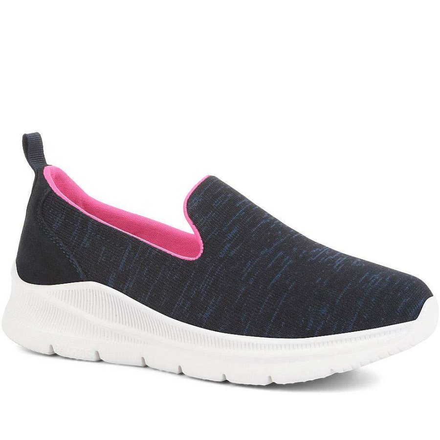 Women'S * | Pavers Wide Fit Memory Foam Trainers Brk35075 / 322 229