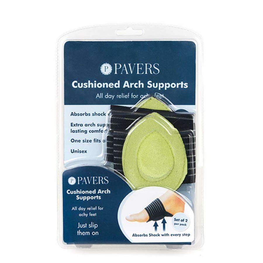 Accessories * | Pavers Cushioned Foot Arch Supports Run23005 / 308 162 Accessories Black